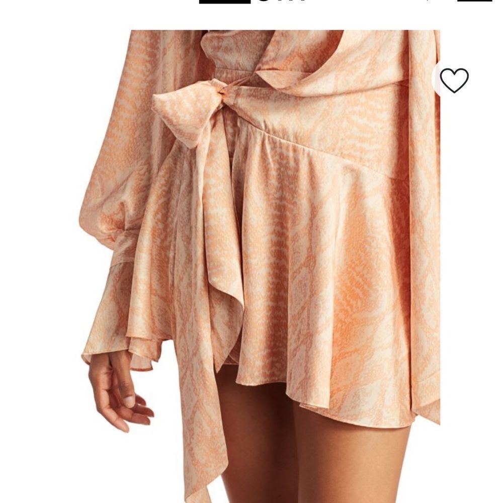 Acler Blush  snake print Mini Dress, US6 - Picture 5 of 16